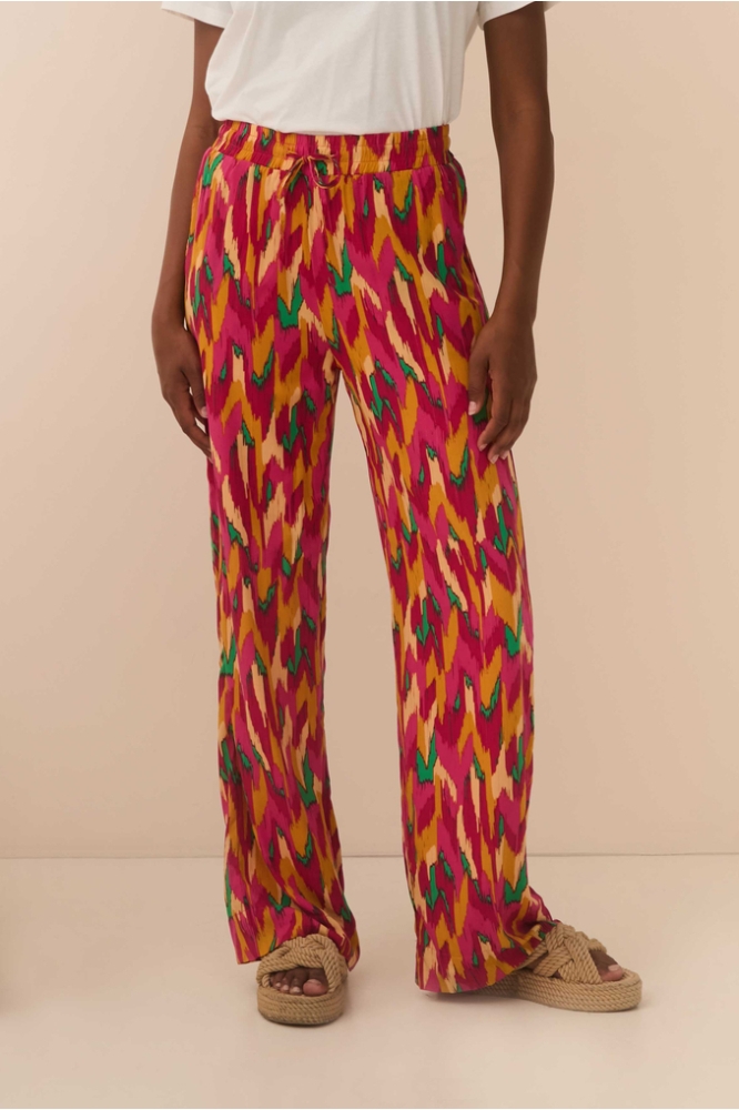TROUSER DALILA QD35 810 multi color print